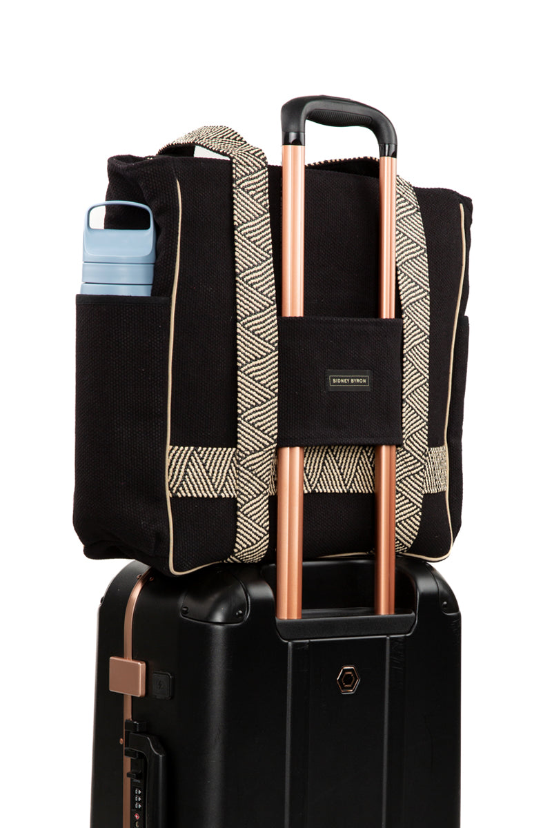 Suncatcher Daytripper Carryall Tote - Black - Sidney Byron