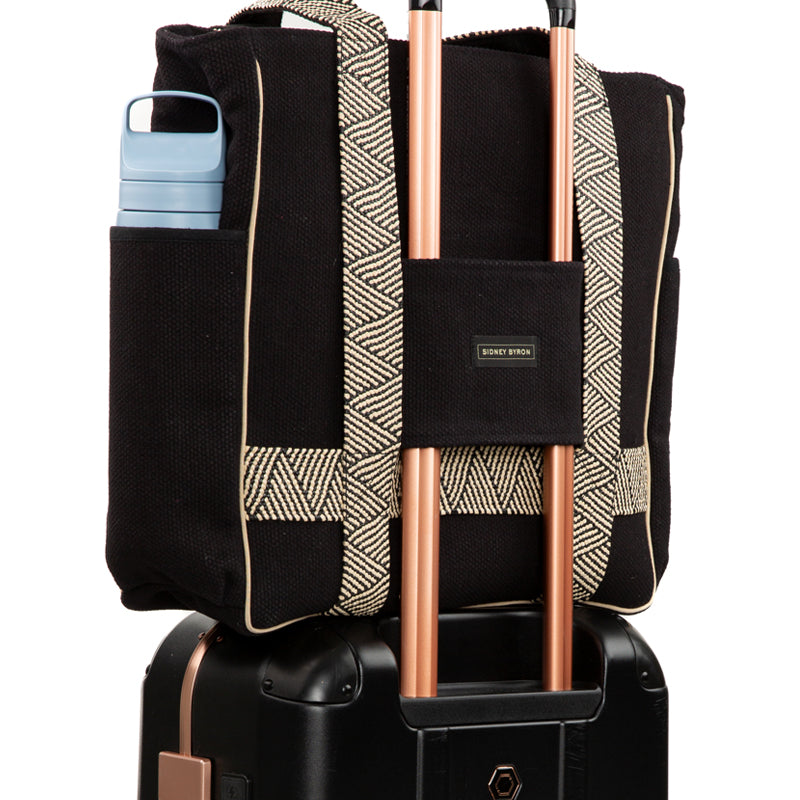 Suncatcher Daytripper Carryall Tote - Black - Sidney Byron