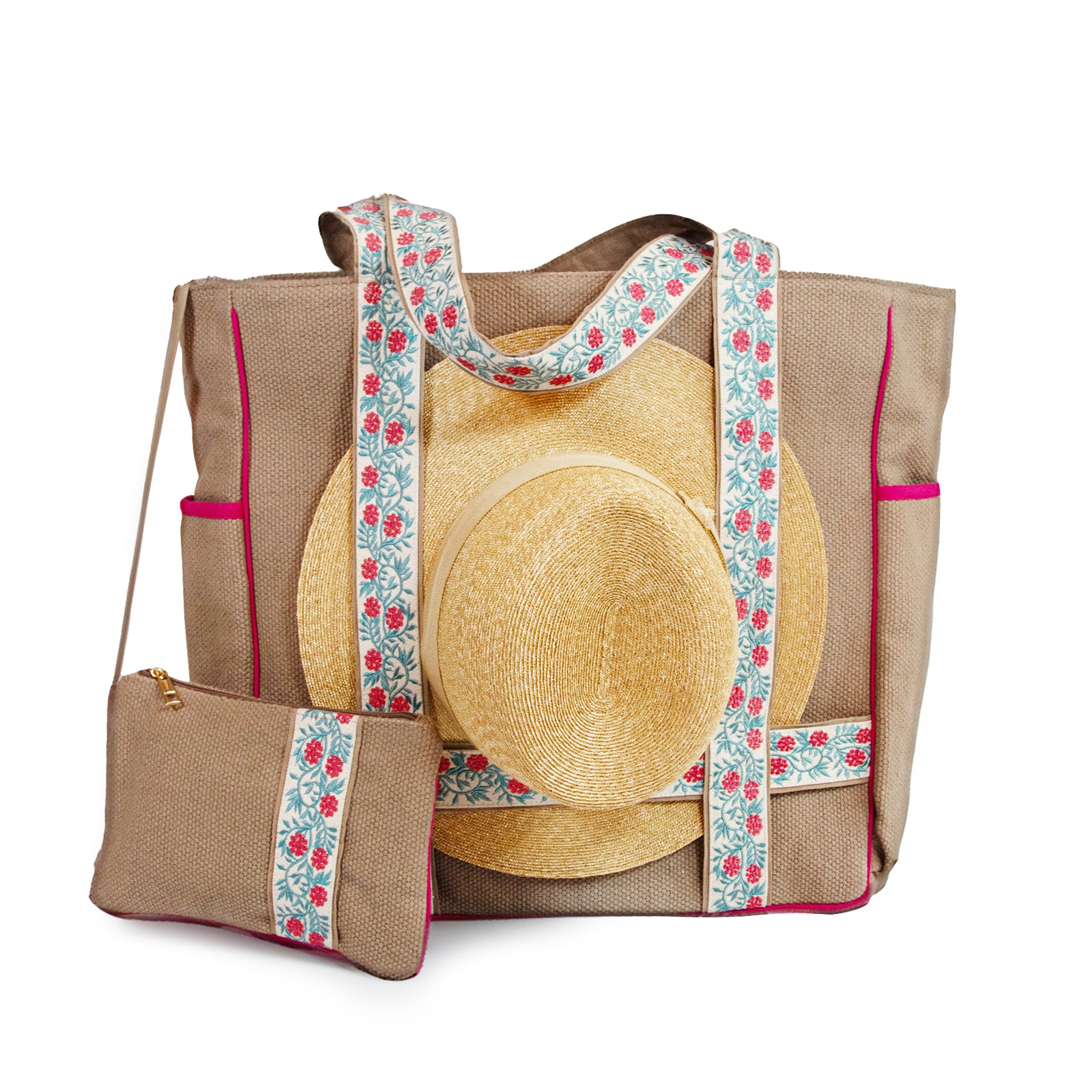 "Croix" Suncatcher Daytripper Tote and Pouch - Sidney Byron