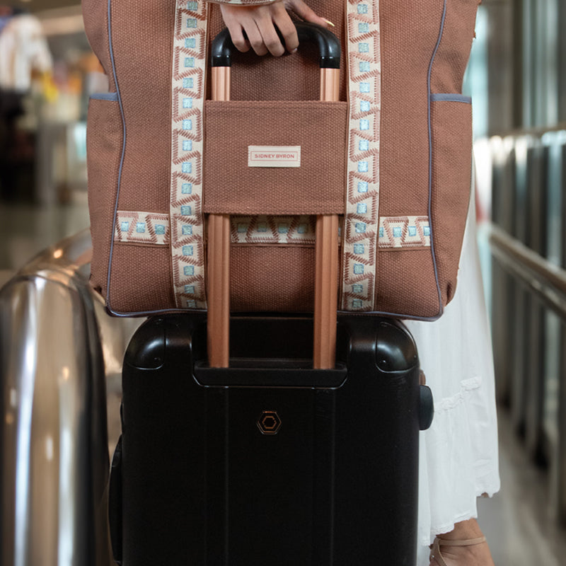 "Remi" Suncatcher Daytripper Tote and Pouch - Sidney Byron