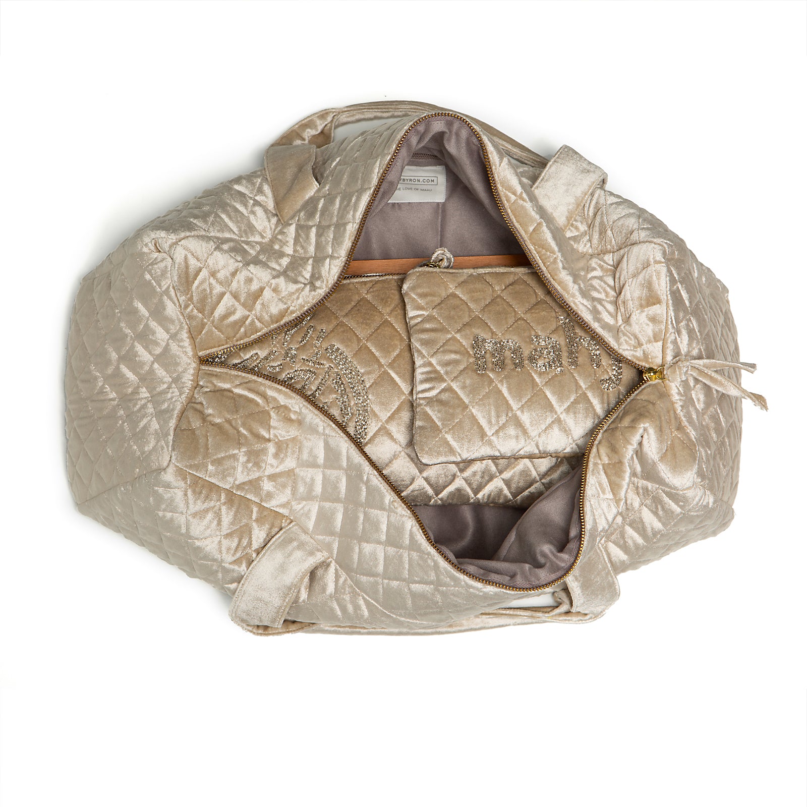 Mahjong Bag Travel Set - Silver - Sidney Byron