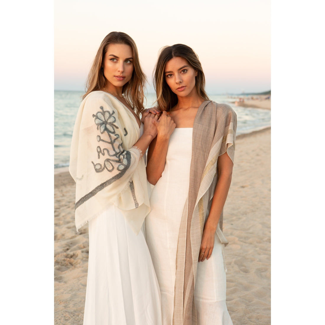Soft Shades Bouclé Flower Scarf - Sidney Byron
