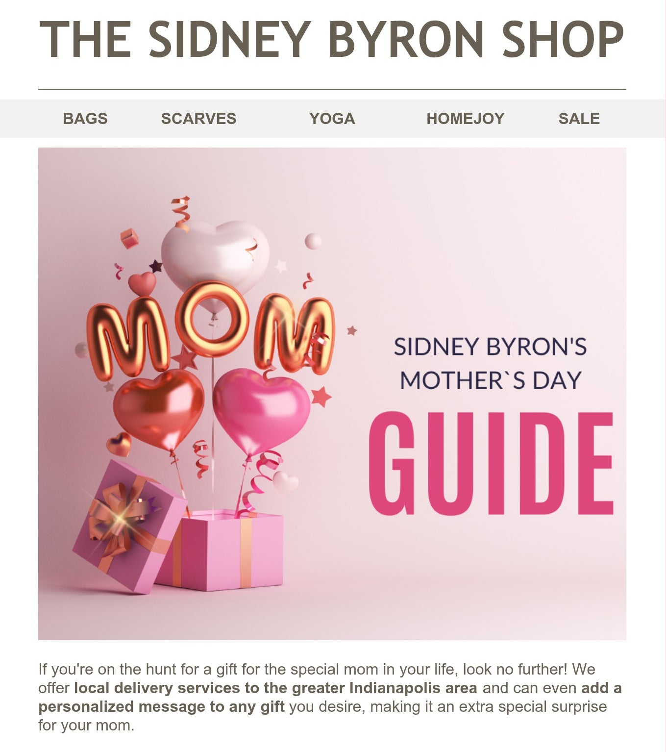 The Mother's Day Guide