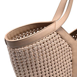 Calypso Woven Tote in Nude