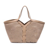 Calypso Woven Tote in Nude