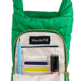 HydroBag® HANDLE®- Kelly Green with Pink and Green Striped Strap