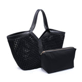 Calypso Woven Tote in Nude