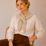 TR-15 Thick triangular bandana 102 x 36 cm: Beige - Sidney Byron