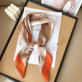 D-RH-45 Silk-touch scarf 70x70: Orange - Sidney Byron