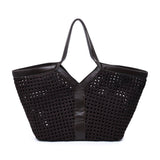 Calypso Woven Tote in Nude