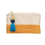 Suncatcher Zippered Pouch - Yellow and White - Sidney Byron