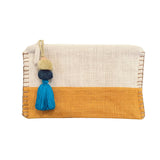 Suncatcher Zippered Pouch - Yellow and White - Sidney Byron