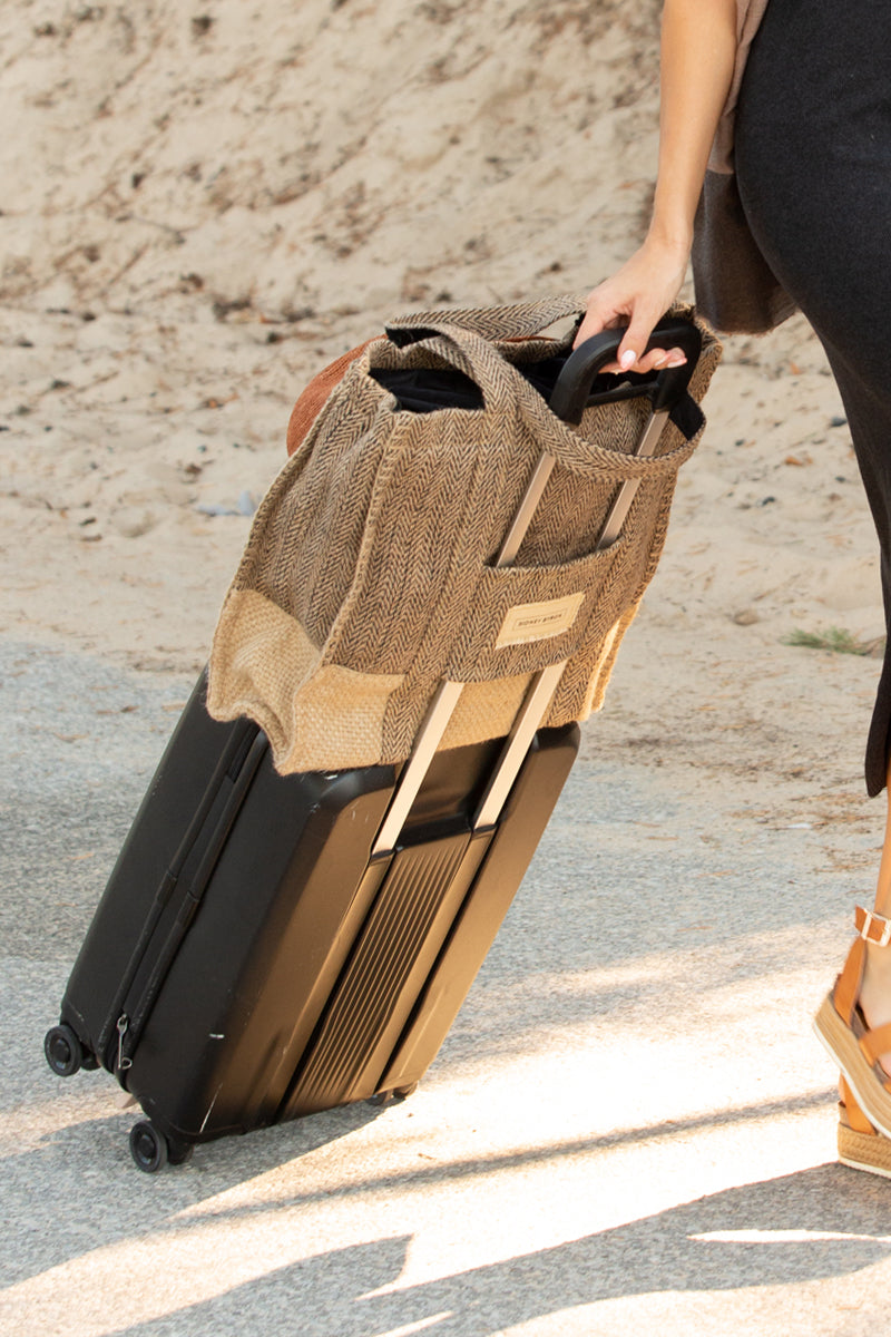 Suncatcher Carry All Tote - Herringbone - Sidney Byron