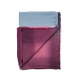 Iris Haze Handloom Cashmere & Merino Scarf