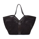 Calypso Woven Tote in Nude