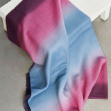 Iris Haze Handloom Cashmere & Merino Scarf