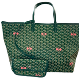 Whimsy Pickleball Bag in Court Green and Pink