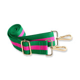 HydroBag® Handle®- Bright Pink with Pink and Green Striped Strap