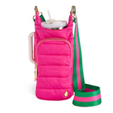 HydroBag® Handle®- Bright Pink with Pink and Green Striped Strap