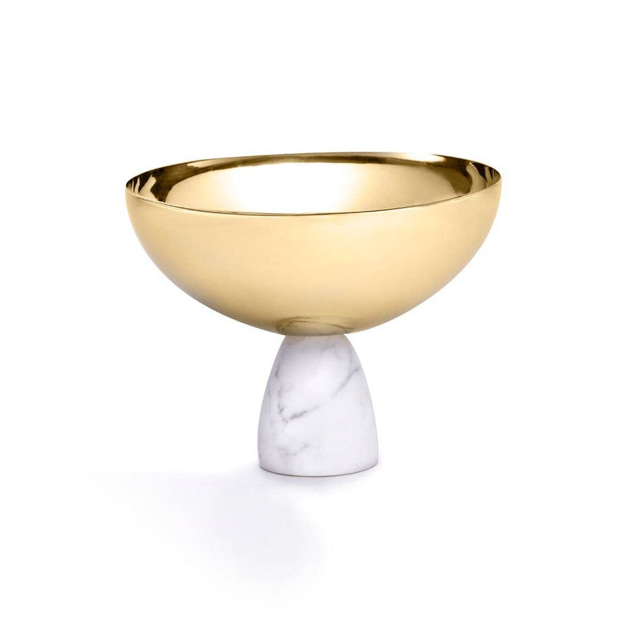 Coluna Nut Bowl Marble and Gold - Sidney Byron