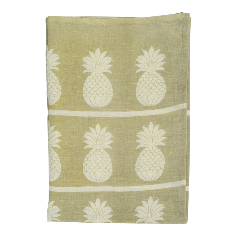Pineapple Linen Cotton Tea Towel - Sidney Byron