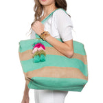 Sea Stripe Beach Tote - Sidney Byron