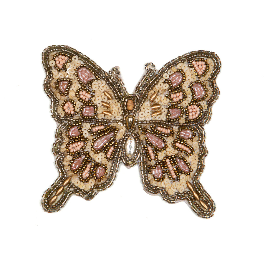 Butterfly Beaded Coasters - Set of 4 - Sidney Byron