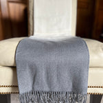 Dip Dye Throw - Pewter - Sidney Byron
