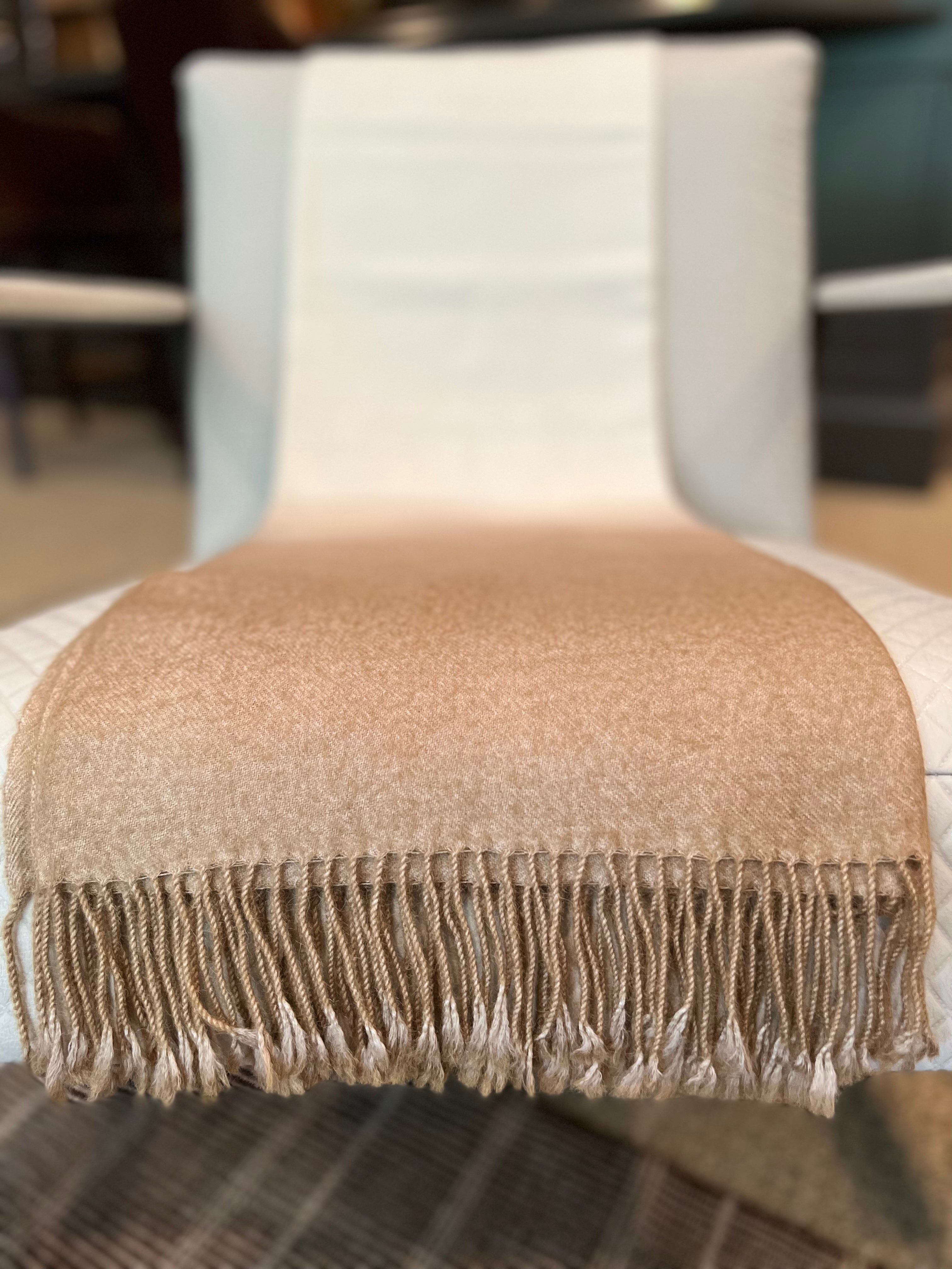 Dip Dye Throw - Camel - Sidney Byron