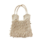 Macrame Bag with Cowrie Shells - Sidney Byron