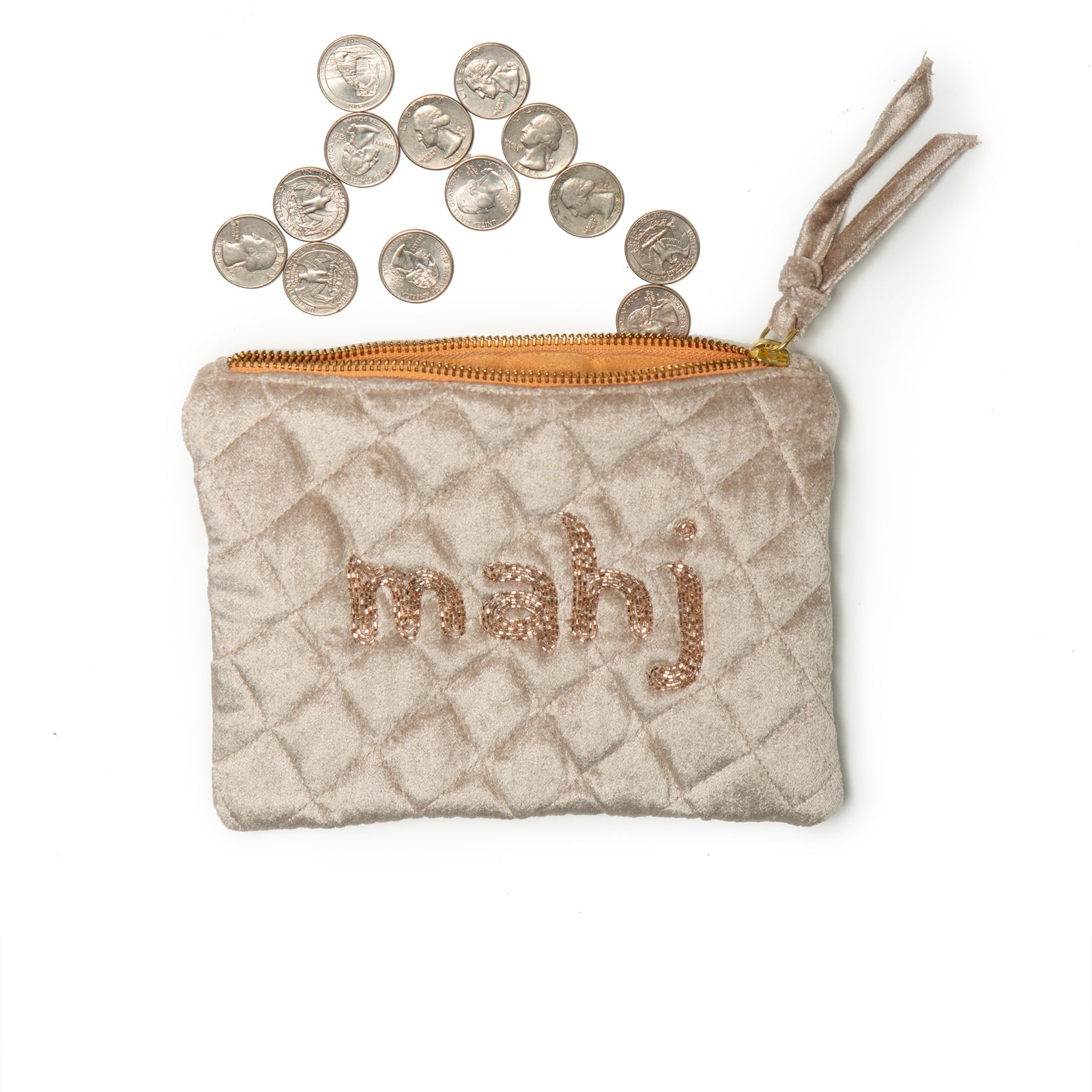 Mahjong Bag Travel Set - Taupe - Sidney Byron