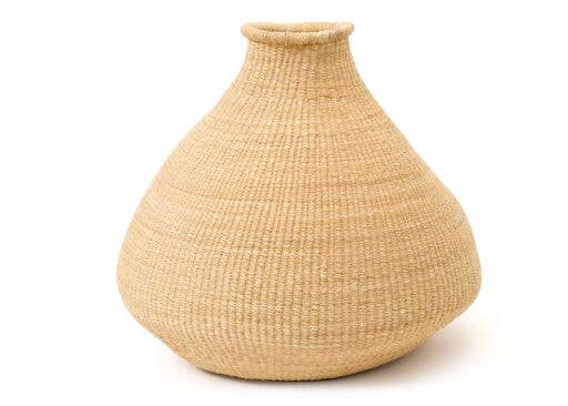 Large Natural Grass Bud Vase - Sidney Byron