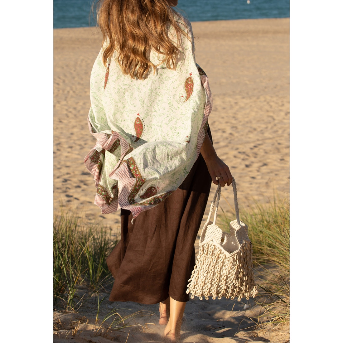 Macrame Bag with Cowrie Shells - Sidney Byron
