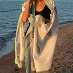 Marigold Bush Block Print Scarf - Sidney Byron